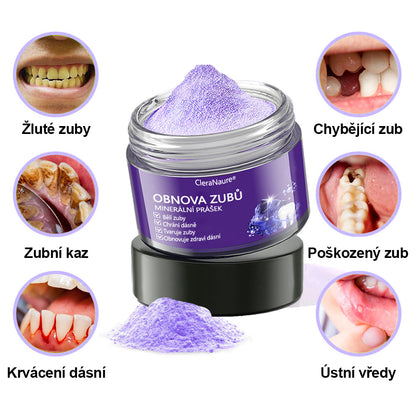🦷CleraNature® Zubní minerální prášek na obnovu zubů🔮