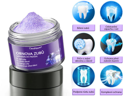 🦷🦷CleraNature® Zubní minerální prášek na obnovu zubů🔮