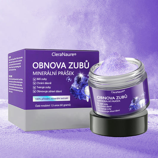 🦷CleraNature® Zubní minerální prášek na obnovu zubů🔮