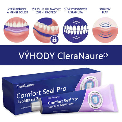 🔥🔥  KORLÁTOZOTT KÜLÖNLEGES AJÁNLAT 🦷 CleraNaure® Comfort Seal Pro Fogsor Ragasztó 🦷💜 FDA Tanúsítvánnyal🔥🔥