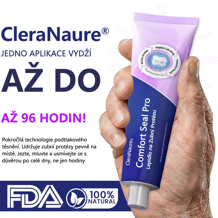 🔥🔥  KORLÁTOZOTT KÜLÖNLEGES AJÁNLAT 🦷 CleraNaure® Comfort Seal Pro Fogsor Ragasztó 🦷💜 FDA Tanúsítvánnyal🔥🔥