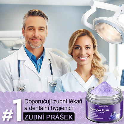 🦷CleraNature® Zubní minerální prášek na obnovu zubů🔮