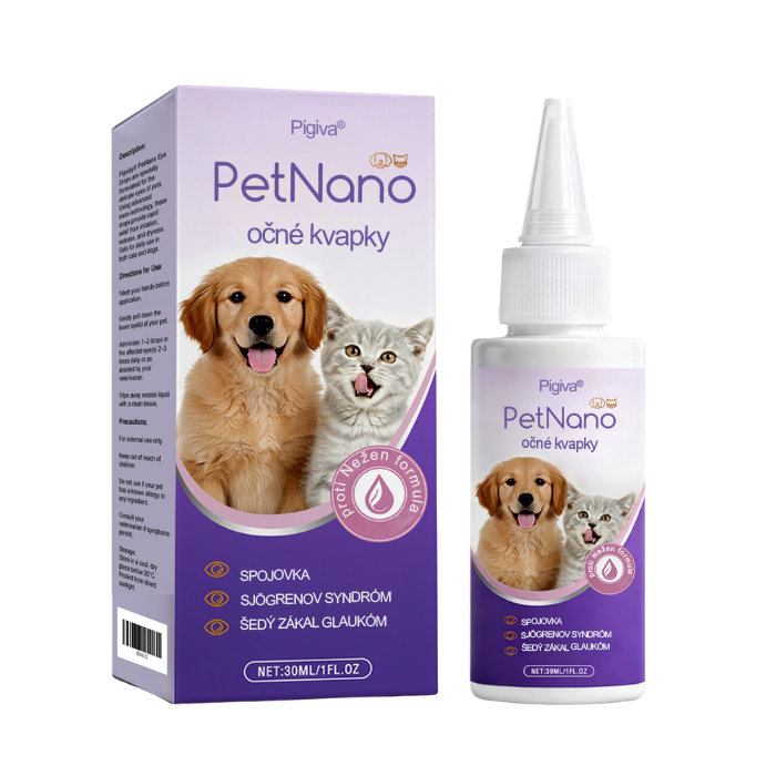 🎉 Novoročná akcia | Pigiva® Pet Nano očné kvapky